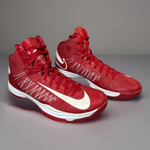2012 NIKE HYPERDUNK TB GYM RED WHITE MAROON HYPERFUSE 524882-601 M 15